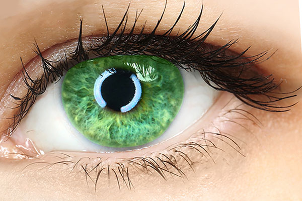 Makijaż zielonych oczu